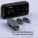 Tasshz Auto FM Transmitter Bluetooth 5.0 USB Autoladegerät AUX Freisprecheinrichtung Wireless Kit Auto Radio Modulator MP3 Player