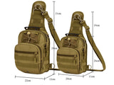 Tasshz Sport Camping Man Bags Tactical Backpack Outdoor Crossbody Bags Hiking Sling Chest Pack Fishing Bag