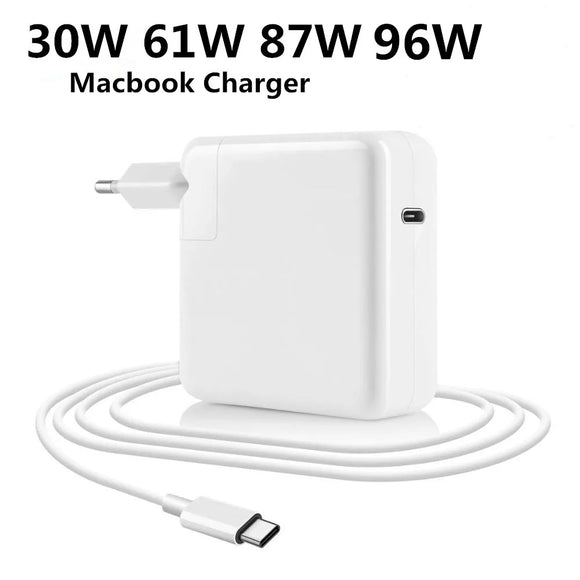 Tasshz 30W 60W 87W 96W USB C Charger Power Adapter for MacBook Pro 16, 15, 13 inch, New Air 13 inch 2020/2019/2018,Works with Type C PD