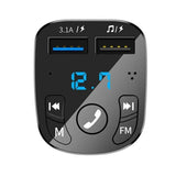 Tasshz Car Bluetooth FM Transmitter Car Mp3 Player 5V Output USB Fast Charge Electronic 12-24V