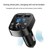 Tasshz Car Bluetooth FM Transmitter Car Mp3 Player 5V Output USB Fast Charge Electronic 12-24V