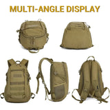 Tasshz Klassischer Militärrucksack Herren Outdoor Taktischer Sport Reiserucksack Männer Wasserdichter Sport Reiserucksack Jagdtasche Camping