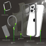 Tasshz Magsafe Magnetic Stand Invisible Support Phone Case for iPhone 11 12  Pro Max Plus Hard Anti-fall Matte Back Cover