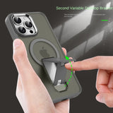 Tasshz Magsafe Magnetic Stand Invisible Support Phone Case for iPhone 11 12  Pro Max Plus Hard Anti-fall Matte Back Cover