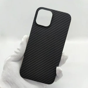 Tasshz Apple Iphone 13 14 15 16 pro max case Carbon Fiber Phone Case Thin  Lens Protection Hard Cover