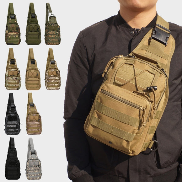 TASSHZ Hiking Trekking Backpack Sports Climbing Shoulder Bags Tactical Camping Hunting Daypack Fishing Outdoor Military Shoulder Bag