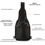 TASSHZ Hiking Trekking Backpack Sports Climbing Shoulder Bags Tactical Camping Hunting Daypack Fishing Outdoor Military Shoulder Bag